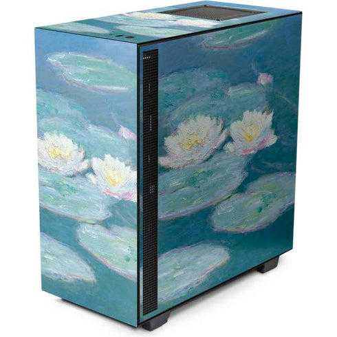 Claude Monet Waterlilies, Evening NZXT H510 Compact ATX Mid-Tower Case Skin