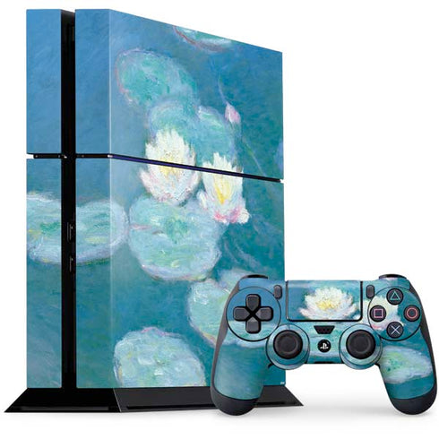 Claude Monet Waterlilies, Evening PS4 Console and Controller Bundle Skin