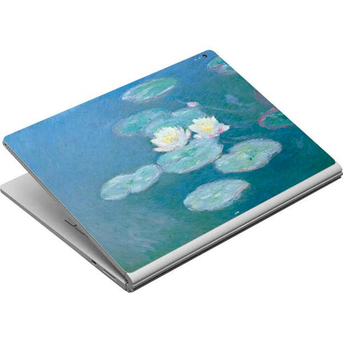 Claude Monet Waterlilies, Evening Surface Book Skin