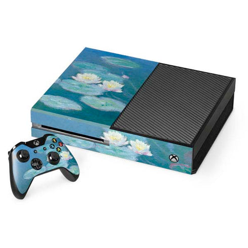 Claude Monet Waterlilies, Evening Xbox One Console and Controller Bundle Skin