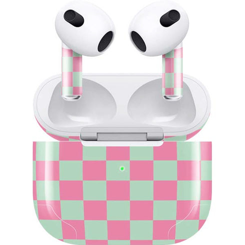 Watermelon Checkered Apple AirPods (3rd Gen 2021) Skin