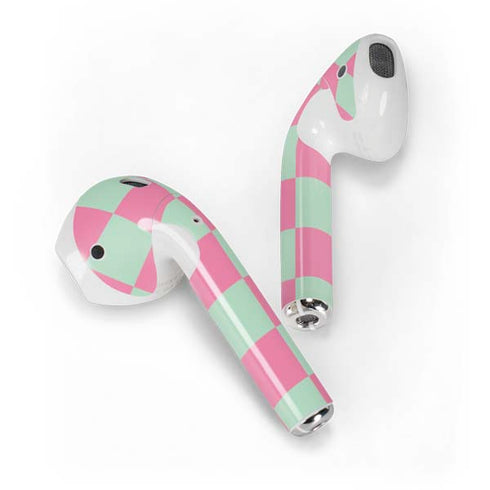 Watermelon Checkered Apple AirPods Skin
