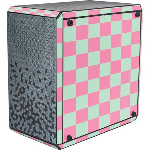 Watermelon Checkered Cooler Master MasterBox Q300L Mini Tower Skin