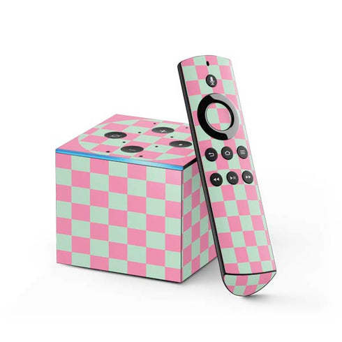 Watermelon Checkered Fire TV Cube Skin
