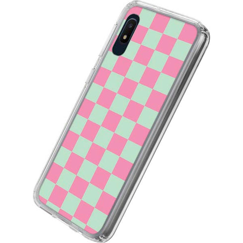 Watermelon Checkered Galaxy A10e Clear Case