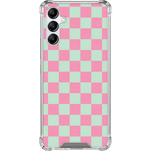 Watermelon Checkered Galaxy A15 5G Clear Case