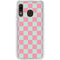 Watermelon Checkered Galaxy A20 Clear Case