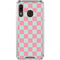 Watermelon Checkered Galaxy A30 Clear Case
