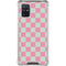 Watermelon Checkered Galaxy A71 5G Clear Case