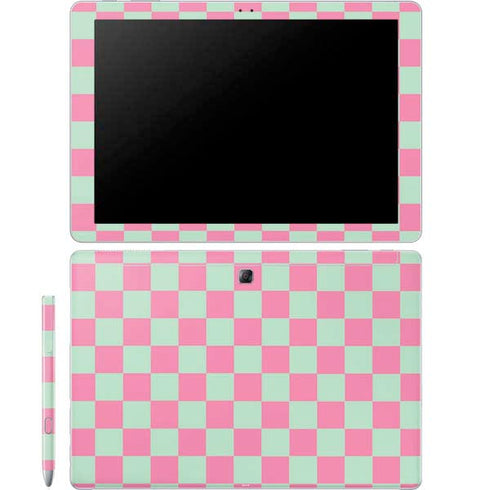 Watermelon Checkered Galaxy Book 12in Skin