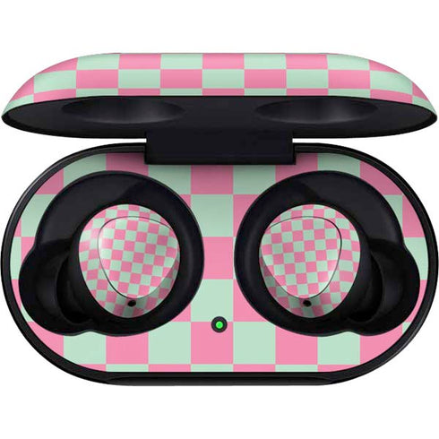 Watermelon Checkered Galaxy Buds Skin