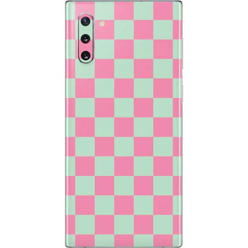 Watermelon Checkered Galaxy Note 10 Skin