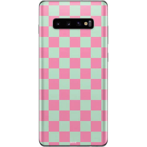Watermelon Checkered Galaxy S10 Plus Skin