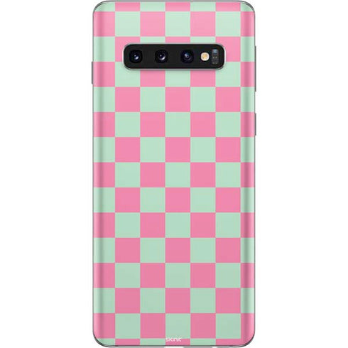 Watermelon Checkered Galaxy S10 Skin