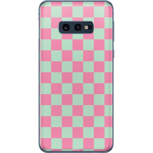Watermelon Checkered Galaxy S10e Skin