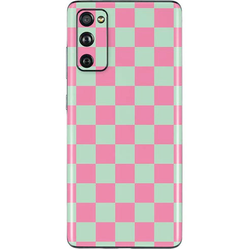 Watermelon Checkered Galaxy S20 Fan Edition Skin