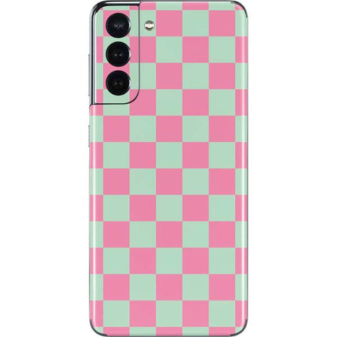 Watermelon Checkered Galaxy S21 5G Skin
