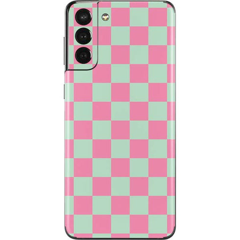 Watermelon Checkered Galaxy S21 Plus 5G Skin