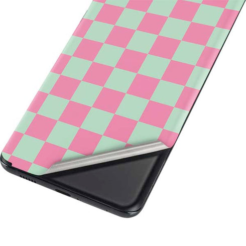 Watermelon Checkered Galaxy S21 Plus 5G Skin
