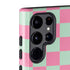Watermelon Checkered Galaxy S22 Ultra Pro Case
