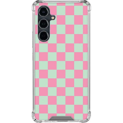 Watermelon Checkered Galaxy S23 FE Clear Case