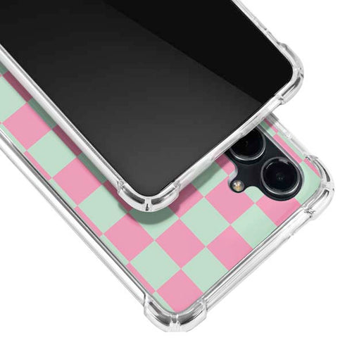 Watermelon Checkered Galaxy S23 FE Clear Case