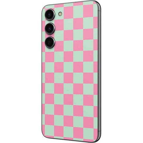 Watermelon Checkered Galaxy S23 Plus Skin