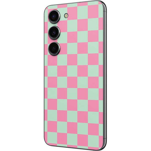 Watermelon Checkered Galaxy S23 Skin
