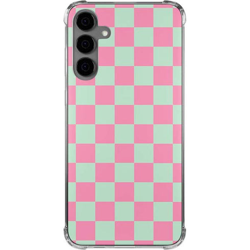 Watermelon Checkered Galaxy S24 Plus Clear Case