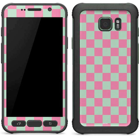 Watermelon Checkered Galaxy S7 Active Skin
