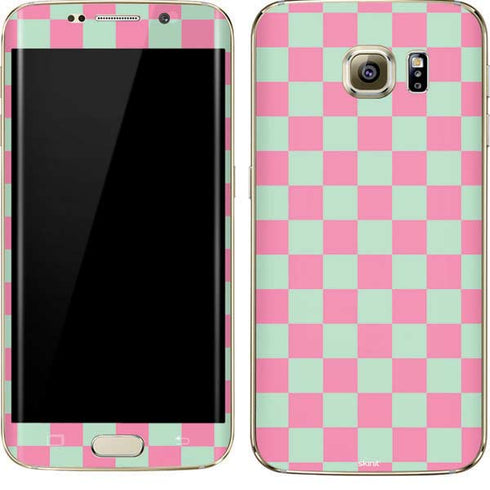 Watermelon Checkered Galaxy S7 Edge Skin
