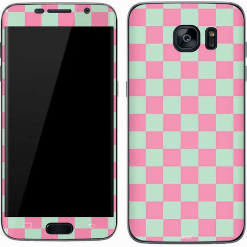Watermelon Checkered Galaxy S7 Skin