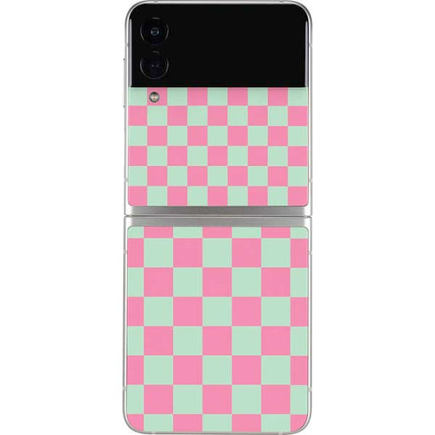 Watermelon Checkered Galaxy Z Flip4 5G Skin