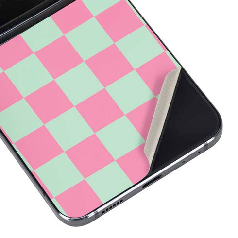Watermelon Checkered Galaxy Z Flip5 5G Skin