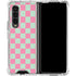 Watermelon Checkered Galaxy Z Fold4 5G Clear Case