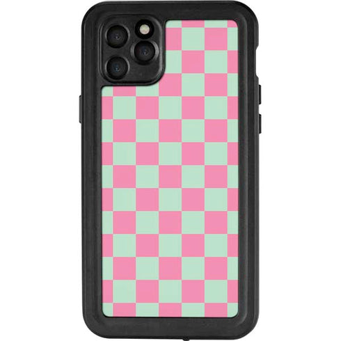 Watermelon Checkered iPhone 11 Pro Max Waterproof Case