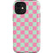 Watermelon Checkered iPhone 12 Mini Impact Case