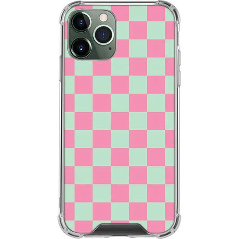 Watermelon Checkered iPhone 12 Pro Clear Case