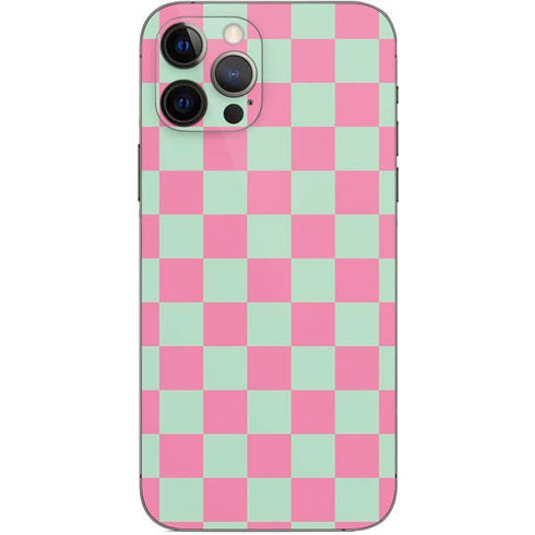 Watermelon Checkered iPhone 12 Pro Skin