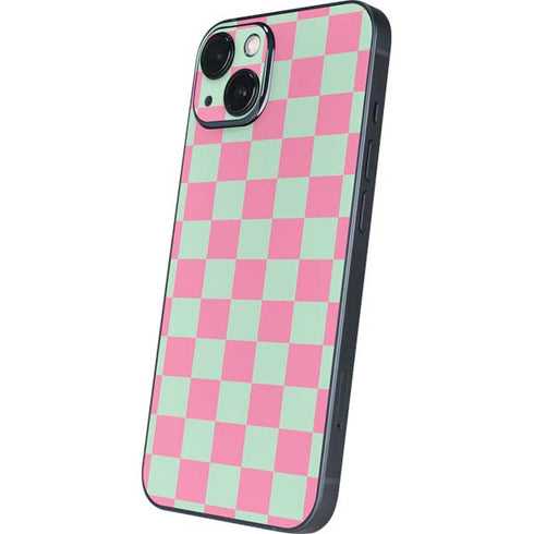 Watermelon Checkered iPhone 14 Plus Skin