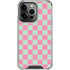Watermelon Checkered iPhone 15 Pro Clear Case