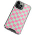 Watermelon Checkered iPhone 15 Pro Clear Case