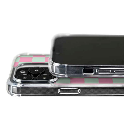 Watermelon Checkered iPhone 15 Pro MagSafe Case