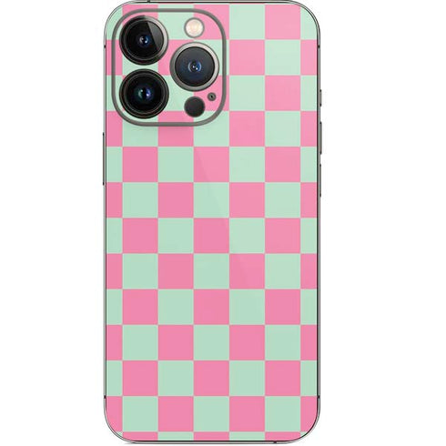 Watermelon Checkered iPhone 14 Pro Skin
