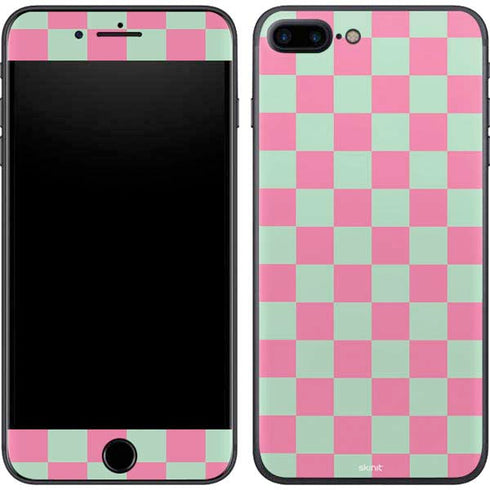 Watermelon Checkered iPhone 8 Plus Skin