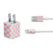 Watermelon Checkered iPhone Charger (5W USB) Skin
