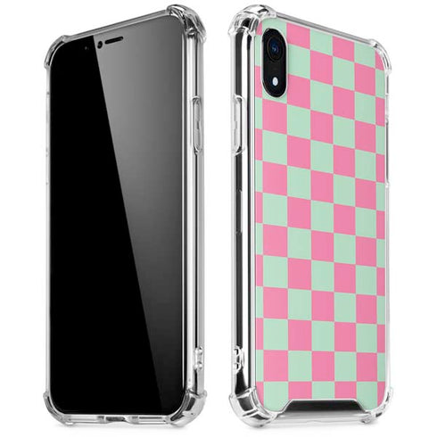 Watermelon Checkered iPhone XR Clear Case