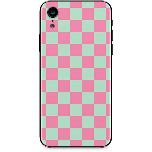 Watermelon Checkered iPhone XR Skin