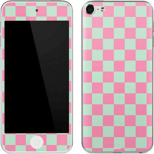 Watermelon Checkered Apple iPod Skin