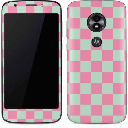 Watermelon Checkered Moto E5 Play Skin